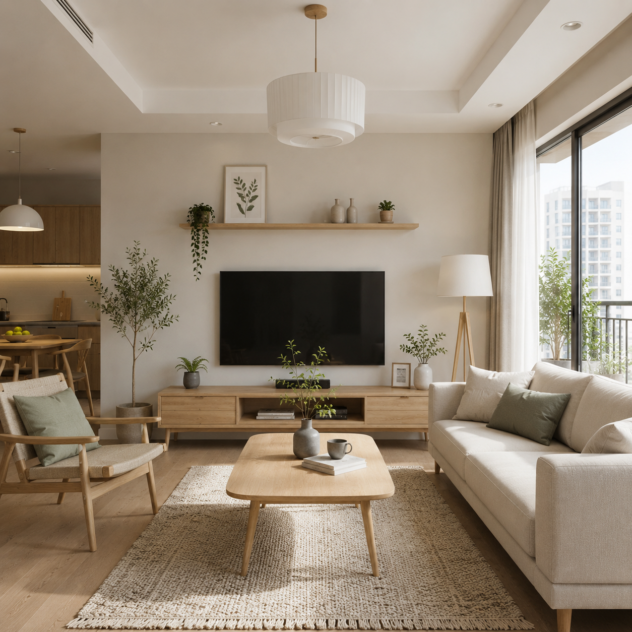 Không gian Scandinavian hiện đại