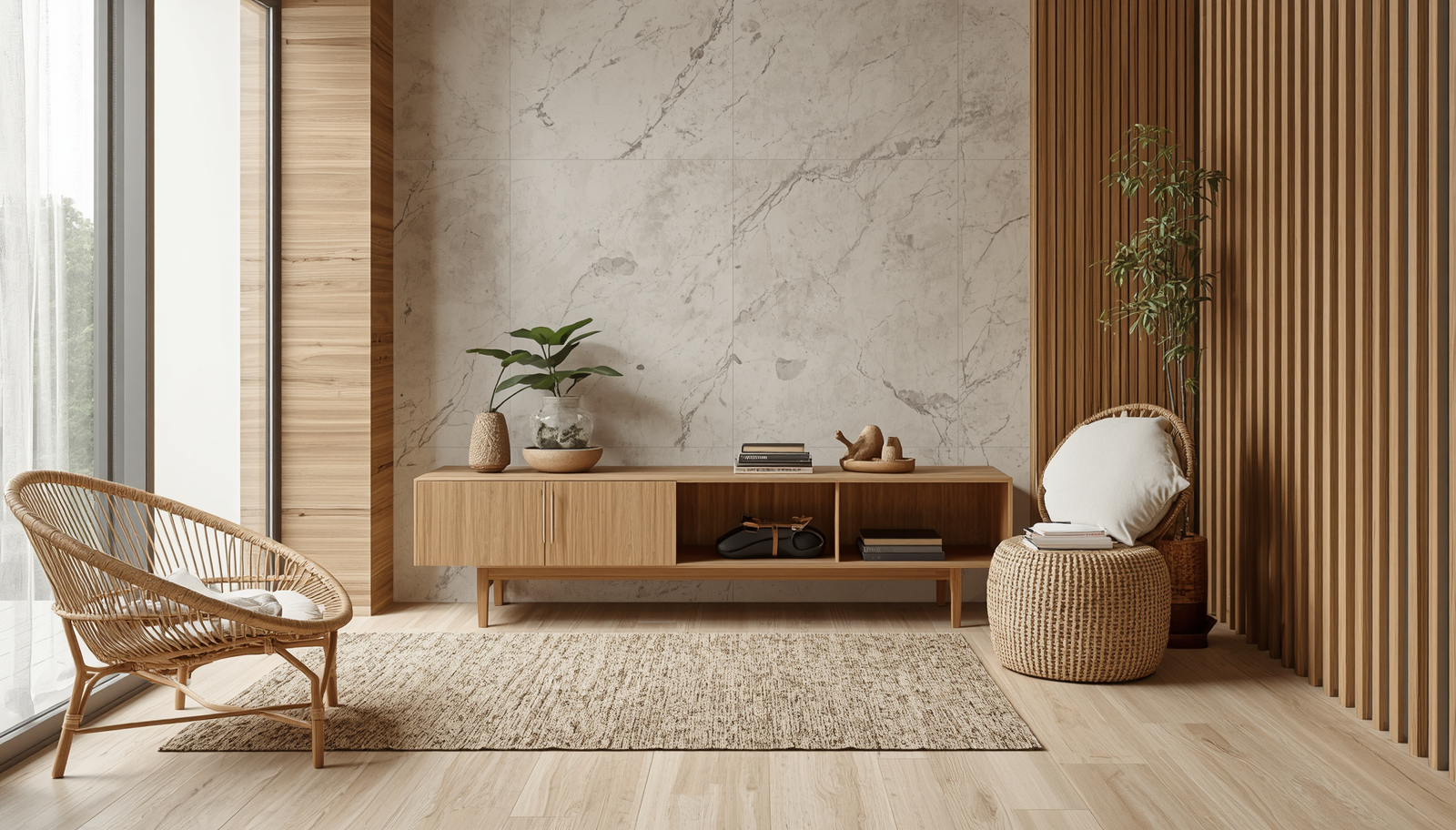 Không gian nội thất phong cách Bắc Âu Scandinavian tối giản tinh tế tràn ngập ánh sáng