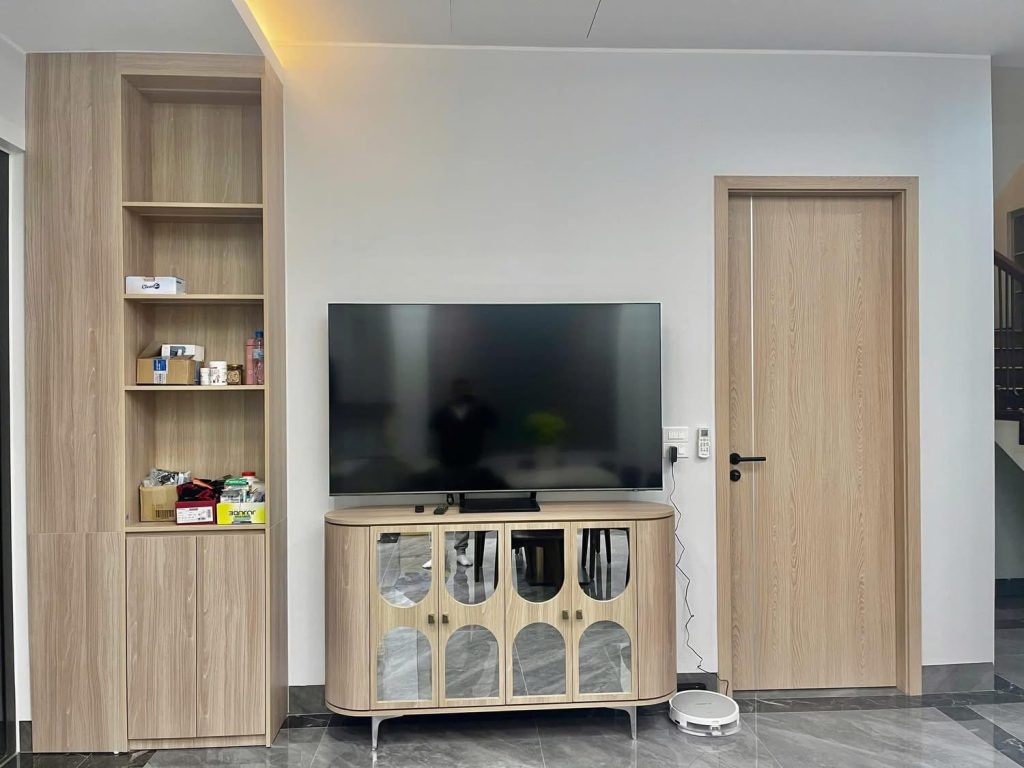 Cải Tạo Nội Thất Nhà Phố Hiện Đại Với Hệ Tủ Lưu Trữ Thông Minh