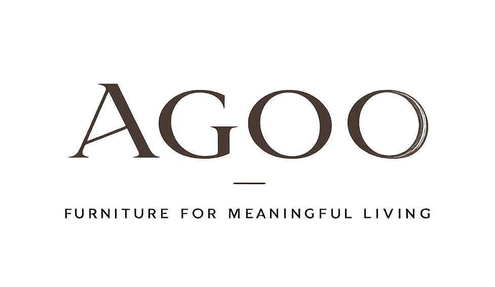 logo agoo nội thất tối giản