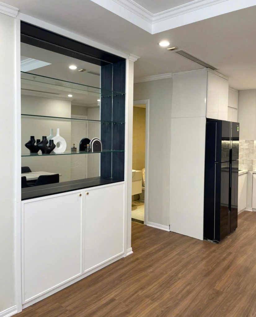 Từ Ảnh Tham Khảo Đến Tủ Trang Trí Âm Tường Hoàn Thiện Tại Căn Hộ Times City Hà Nội