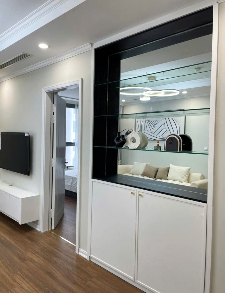 Từ Ảnh Tham Khảo Đến Tủ Trang Trí Âm Tường Hoàn Thiện Tại Căn Hộ Times City Hà Nội