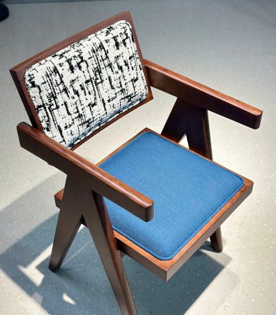 ghế ăn jeanneret g0043 bọc vải cozy